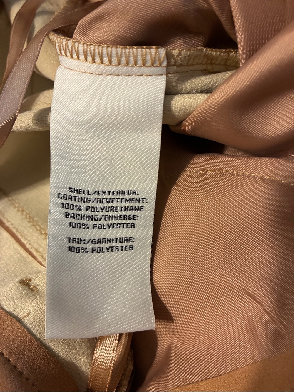 bagatelle Brown Faux Leather Cargo Pants Sz XS NWT/0449 - Picture 12 of 12
